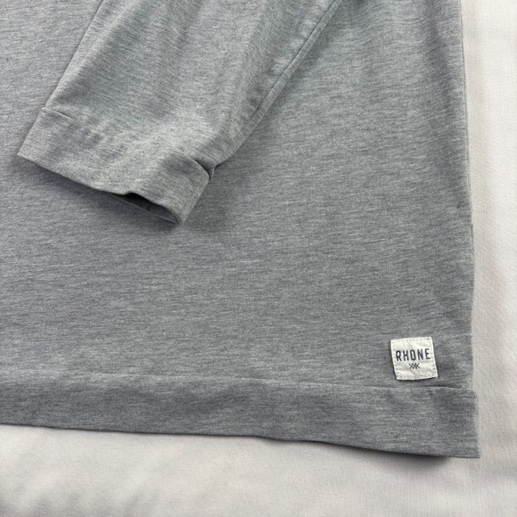 Rhone Shirt Mens XL Blue Gray Element Lounge Henley Performance Stretch - Picture 2 of 9